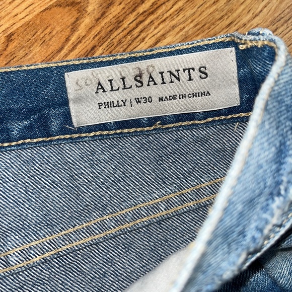All Saints Embroidered Philly relaxed fit jeans - Picture 4 of 10